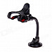 S022 Universal Suction Cup Car Plastic Holder for GPS / Mobile Phone / MP4 / PDA / PSP - Black + Red