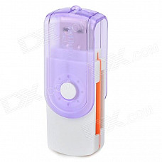 4-in-1 USB 2.0 TF / MS / M2 / SD Card Reader - White + Purple (32GB)