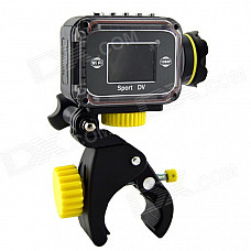 F24B 1.5" LCD 5.0 MP CMOS 1080P HD 140 Degree Waterproof Sports Camera w/ Wi-Fi - Black