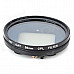 Fat Cat 58mm Converter + CPL Filter Circular Polarizer Lens Filter for GoPro Hero3+ Housing - Black