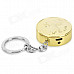 2014 Year of Horse Coins Style Rechargeable USB Cigarette Lighter - Golden