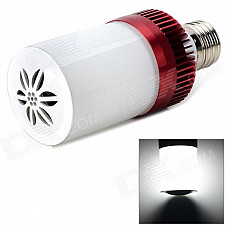 E27 LED White Light Lamp / Bluetooth v4.0 Speaker - White + Red