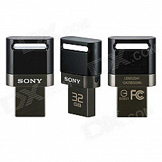 Sony 2 in 1 Dual Connector USB OTG Drive for smartphones and tablets - 32G Black