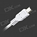 Mini USB to 3.5mm Car Mini Audio Cable - White (30cm)