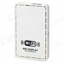 Wireless HD DLNA WiFi AV Transmitter Sharer - White