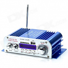 Kentiger TZ-3006 1.8" LED 40W Hi-Fi Stereo Amplifier MP3 Player w/ FM / SD/ USB for Car / Motorcycle