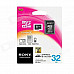 SONY MICRO SDHC CLASS 4 WITH MICRO SD ADAPTOR - 32GB