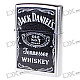 Genuine Zippo Copper Oil Lighter - Jack Daniels (Silver + Black)