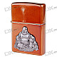 Genuine Zippo Copper Oil Lighter - Buddha (Royal Gold)