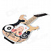 Cute Guitar Style Photo Frame - Black + Beige