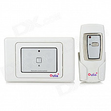 Home 1-Wire Wireless Remote Switch - White + Silver (1 x 23A)