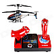 JJRC SJ998 2.4GHz 3.5-CH Double Handle R/C Helicopter w/ 3D Words - Red + Multicolored (6 x AA)