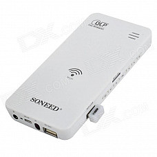SONEED SP500 Wi-Fi Mini Projector for IPHONE / Samsung / HTC - White