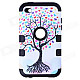 Love Heart Tree Style Protective Silicone Case for IPOD Touch 4 - Black and White