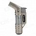 C400033 Aluminum Alloy Windproof Butane Lighter - Silver Gray