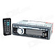 STC 3000U 4 x 7W 3.2" LCD Car Audio MP3 Player - Black + Silver + Multi-Colored