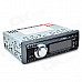 STC 3000U 4 x 7W 3.2" LCD Car Audio MP3 Player - Black + Silver + Multi-Colored