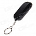 TX365 Eco-friendly Electronic Cigarette Lighter w/ Keychains w/ Torch - Black + Silver