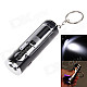 TX268 Eco-friendly Electronic Cigarette Lighter w / Keychains + Torch - Black + Silver