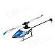 WLtoys V977 6-CH 2.4GHz Brushless Motor 3D / 6G Flybarless R/C Helicopter w/ Gyro - Blue