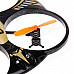 X-35 360 Degree Eversion Mini Wireless Remote Control 4.5-CH 3 Axis Aircraft - Black + Yellow