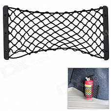 Hanging Car Trunk Nylon Storage Mesh - Black