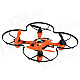 Brilink BH08 Mini 2.4G Radio Control 4-CH Quadcopter R/C Aircraft 3D Tumbling w/6-Axis Gyro - Orange