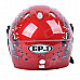UV Protection Sunscreen Motorcycle / Electric Car Helmet - Red (Free Size)