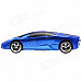 Go Voc T700 Classic Car Style Media Speaker w/ USB / TF - Royal Blue + Black