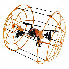 Brilink BH05 4-CH 2.4G Quadcopter Flight/Ground Walking/Wall Climbing w/ Gyro - Orange + Black