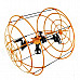 Brilink BH05 4-CH 2.4G Quadcopter Flight/Ground Walking/Wall Climbing w/ Gyro - Orange + Black