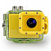 Waterproof 2.0" LCD 1080P H.264 8.0 MP CMOS Sport Diving DVR Camcorder - Yellow + Green