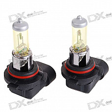 9006 100W Yellow Car Light Bulbs (2-Pack/DV 12V)