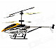 Shockproof 2-CH Huge R/C Helicopter w/ IR Remote Control - Yellow (6 x AA)