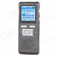 Thchi XMX-R41 1.4" LCD Rechargeable Digital Voice Recorder w/ MP3 Player - Dark Grey (8GB)