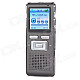Thchi XMX-R41 1.4" LCD Rechargeable Digital Voice Recorder w/ MP3 Player - Dark Grey (8GB)
