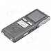 Thchi XMX-R41 1.4" LCD Rechargeable Digital Voice Recorder w/ MP3 Player - Dark Grey (8GB)