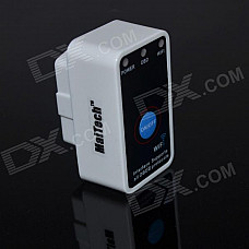 MaiTech ELM327 Interface Wireless OBD II Wi-Fi Car Diagnostic Scanner Tool - White + Black (12V)