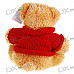 Cute Red Sweater Teddy Bear Doll Toy