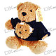 Cute Black Sweater Teddy Bear Doll Toy