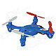 Brilink BH06 Mini 2.4G Radio Control 4-CH Quadcopter R/C Aircraft 3D Tumbling w/ 6-Axis Gyro - Blue