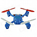 Brilink BH06 Mini 2.4G Radio Control 4-CH Quadcopter R/C Aircraft 3D Tumbling w/ 6-Axis Gyro - Blue