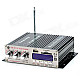 1.8" LED 160W Hi-Fi Stereo Amplifier MP3 Player w/ FM / SD / USB for Car / Motorcycle