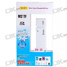 All-in-1 USB 2.0 Card Reader (White)