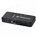 Transcend RDF5 High Speed USB 3.0 TF/SD 2-in-1 Card Reader SUPPORT UHS-I Flash Card - Black (128GB)