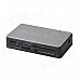 C2-08 High Speed 480Mbps USB 2.0 Multi-Card Reader / Write - Grey + Black (Max. 64GB)