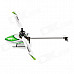 WLtoys V930 4-CH 2.4GHz Brushless 6G Flybarless R/C Helicopter w/ Gyro - Green + White