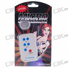 Mini Universal TV Remote Controller Keychain (1*CR2025)
