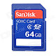 SanDisk SDXC Class4 64GB SD Card - Blue