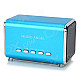 Portable Mini 3W USB 2.0 Speaker w/ MicroSD (TF) - Blue (Cable-50cm)